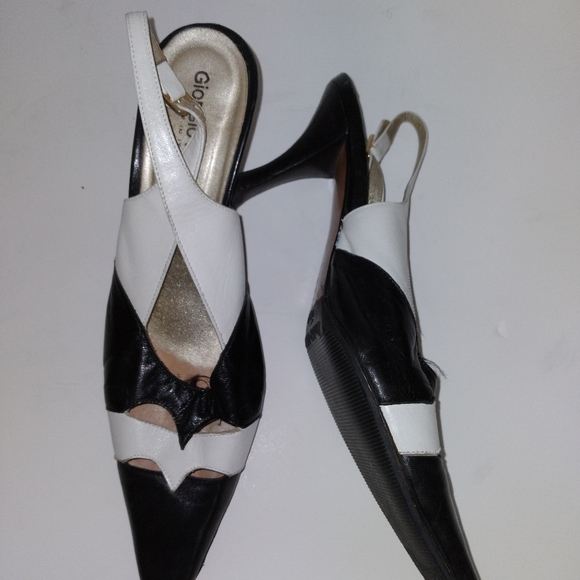 Giorgio Pacini Black & White soft leather shoes (Open to Private Offers) - Picture 9 of 11